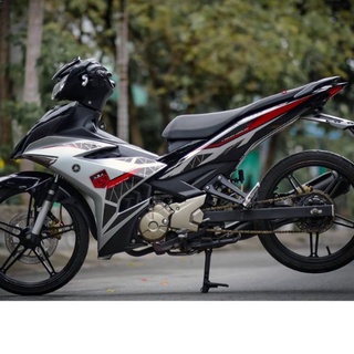 Tem Exciter 150 Xám Đỏ Đen - Tem Siêu Chất