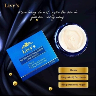 Kem face livy xanh dưỡng trắng da