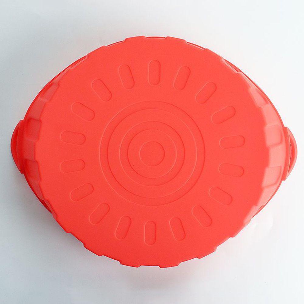 Giỏ Silicone Tròn Mềm Tái Sử Dụng Đựng Bánh Pizza Tiện Lợi