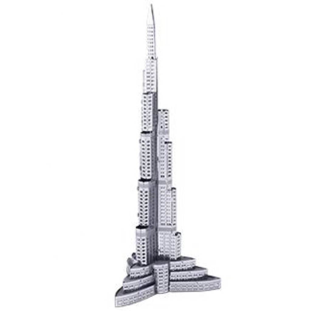 Mô hình 3D kim loại lắp ráp Toà tháp Burj Khalifa Dubai [ Chưa Lắp ]