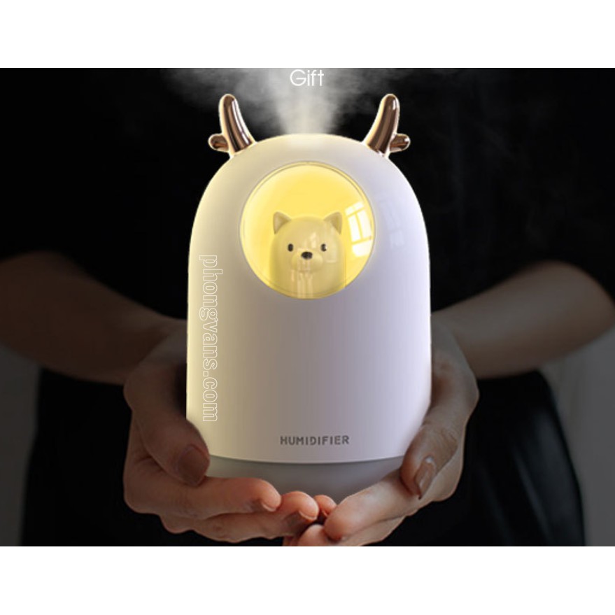 Máy phun sương tạo độ âm không khí Humidifier 300ml