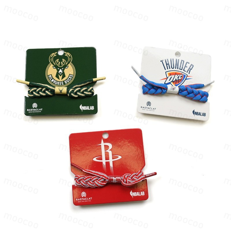 Vòng tay dây bện thời trang hiệu Rastaclat Men 's NBA