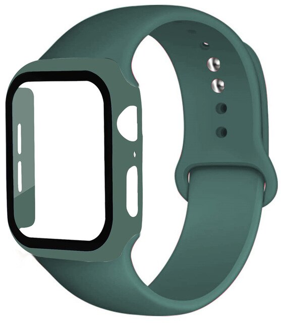 Dây Đeo Và Vỏ Bảo Vệ Màn Hình Đồng Hồ Apple Watch 44mm 40mm 38mm 42mm