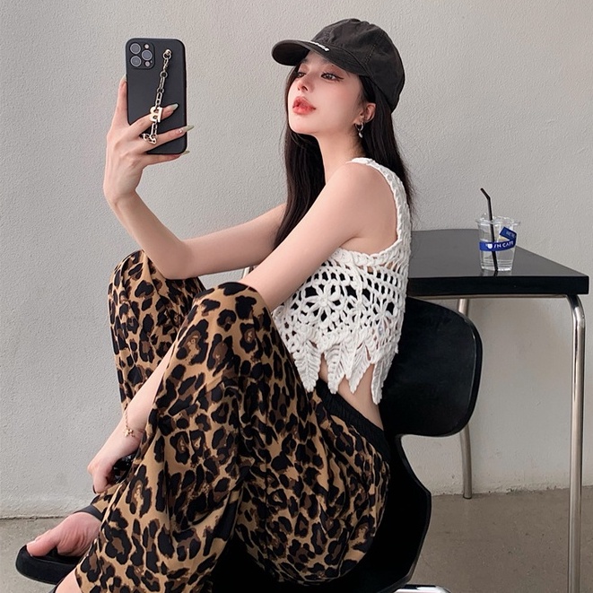 QKOOLE Áo Croptop Dệt Kim Dáng Rộng Phong Cách Hàn Quốc Thời Trang Cho Nữ