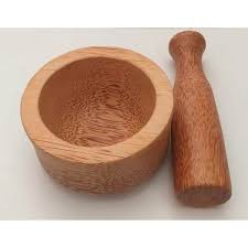Bộ chày cối gỗ dừa
