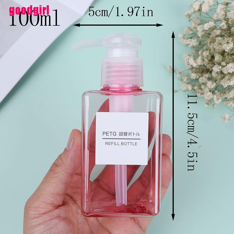 (Hàng Mới Về) Chai Đựng Dầu Gội / Sữa Tắm 100ml Tiện Dụng