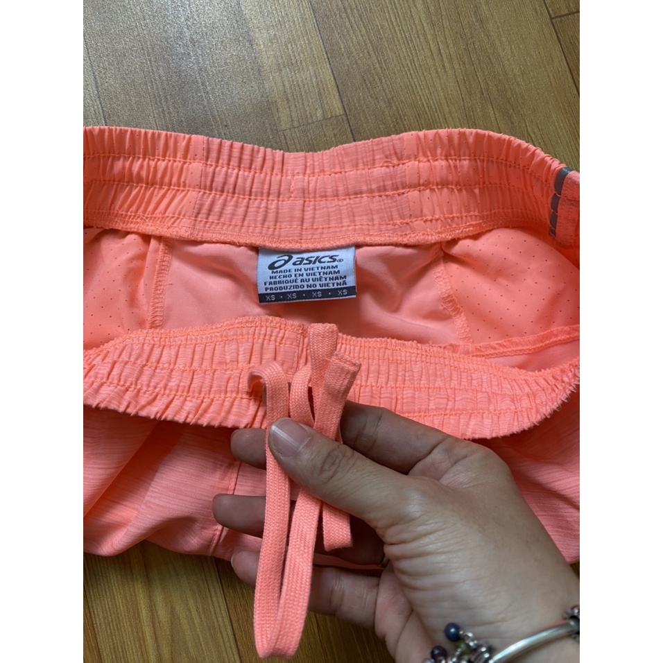 Hàng xuất xịn - Quần short nữ thể thao màu cam 4sics xuất khẩu