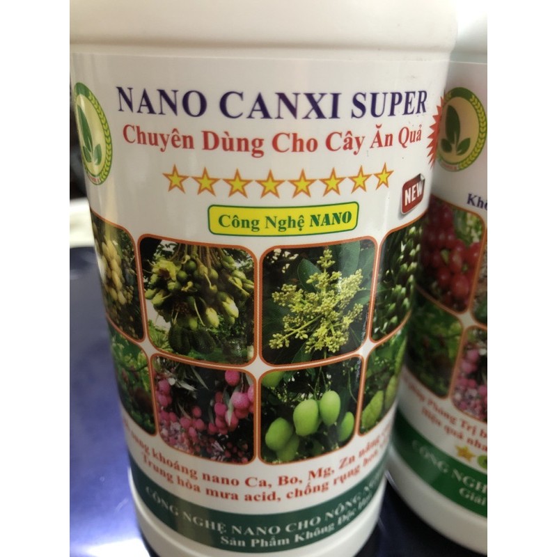 Công nghệ Nano chuyên dùng cho trồng trọt/ cây ăn quả Nano Canxi Super - Nano Đồng OxyClorua - Nano Bạc Đồng Super