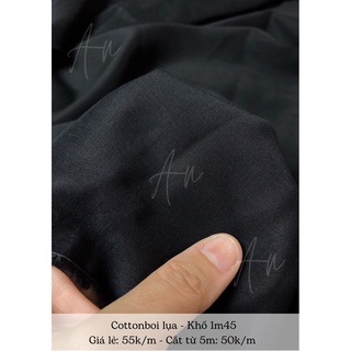 Vải cottonboi lụa 0,5m - khổ 1m45