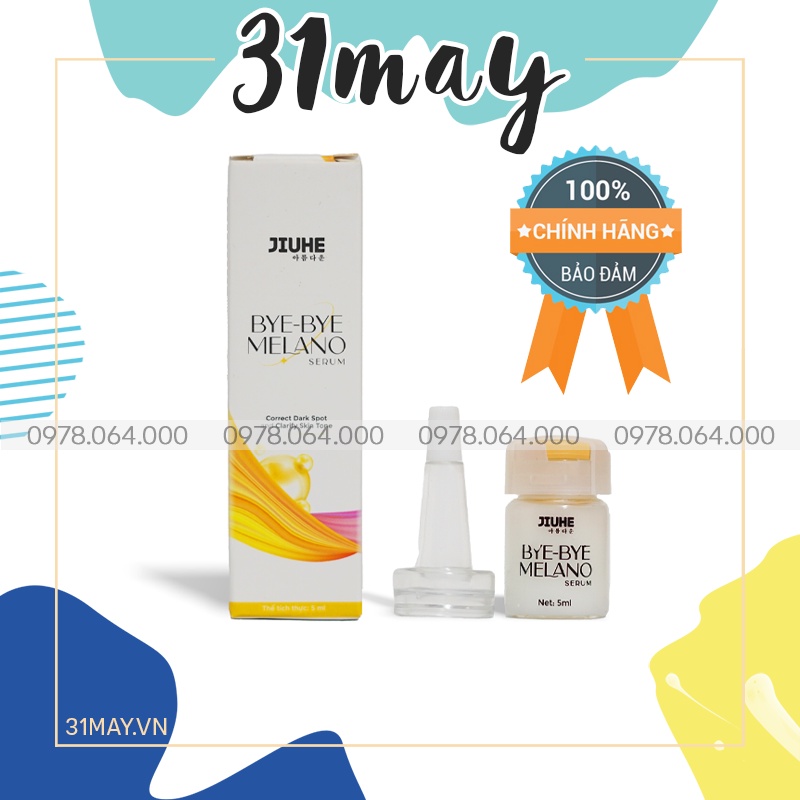 Serum Thâm Jiuhe Bye Bye Melano 5ml Thanh Tô Chính Hãng