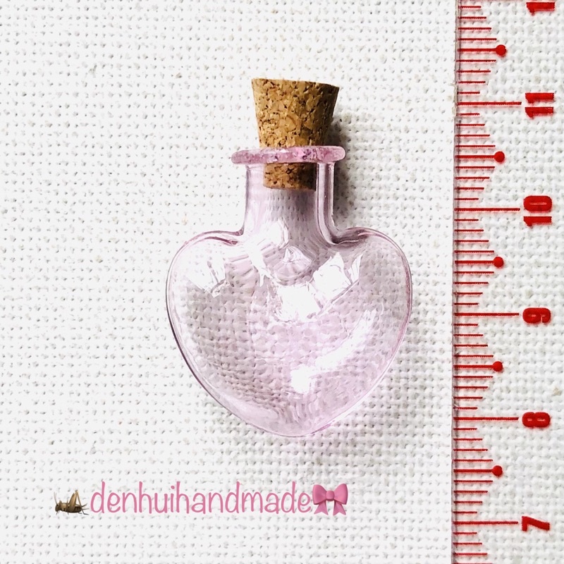 Lọ Thuỷ Tinh Tí Nị Sắc Màu🧂Nhỏ Xinh 1~1,8ml 🦗denhuihandmade
