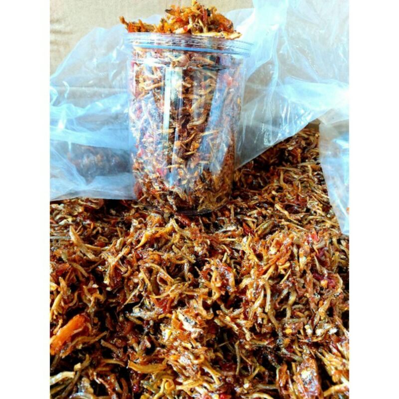 Khô cá cơm sữa rim tỏi ớt hủ 250g