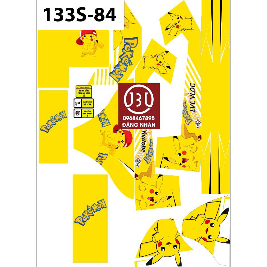 Tem trùm xe điện 133s 84