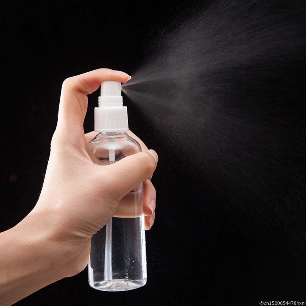 Chai nhựa rỗng trong suốt dạng xịt 100 / 50 / 30ml dùng chiết nước hoa chất lượng cao