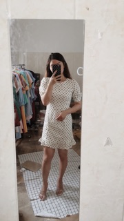 Đầm Chấm Bi- Ảnh Thật Shop Chụp