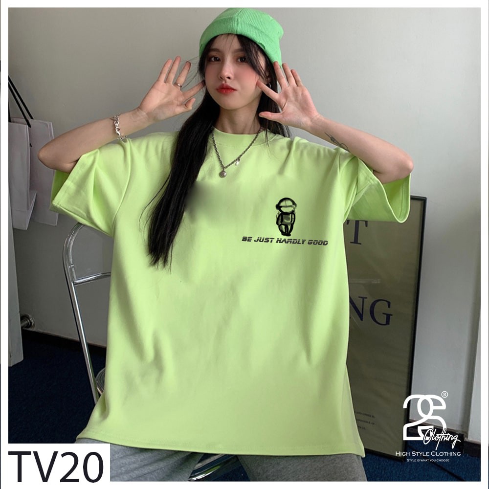 Áo Thun Unisex Nam Nữ StreetWear Form Rộng Tay Lỡ 2s Clothing Áo Phông Cotton Oversize Giá Rẻ In Hình Du Hành Gia TV20 | BigBuy360 - bigbuy360.vn