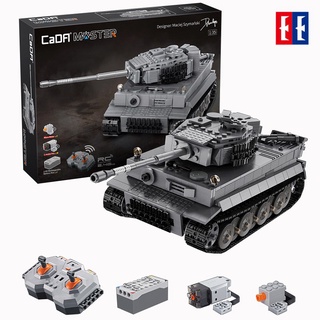 Đồ Chơi Lắp Ráp Xếp Hình Mô Hình Xe Tăng TIGER TANK Điều Khiển RC No.C61071 Với 925 Mảnh Ghép,Tặng Kèm Động Cơ