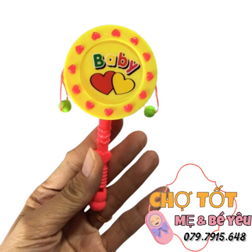 Đồ Chơi Trống Lắc Cầm Tay Cho Bé Tập Cầm ( mini )