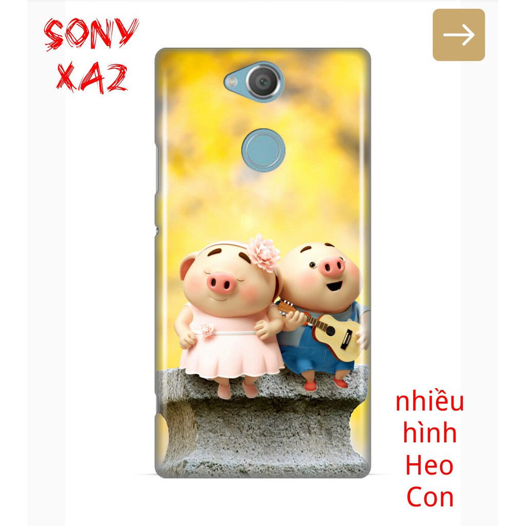 Ốp Lưng Sony XA2 Nhiều Hình Heo Con Dể Thương