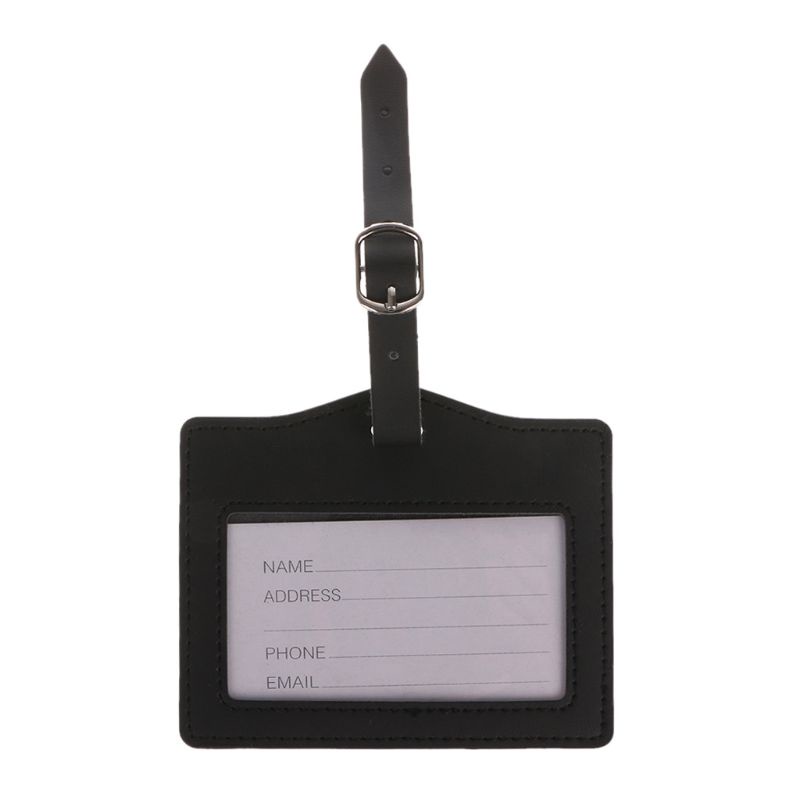 Nhãn Đánh Dấu Hành Lý Bằng Da PU Tiện Dụng