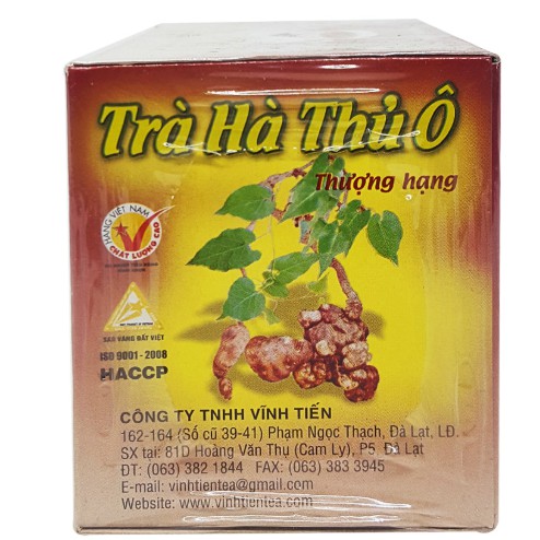 Trà hà thủ ô Vĩnh Tiến hộp 40g (20 gói x 2g)