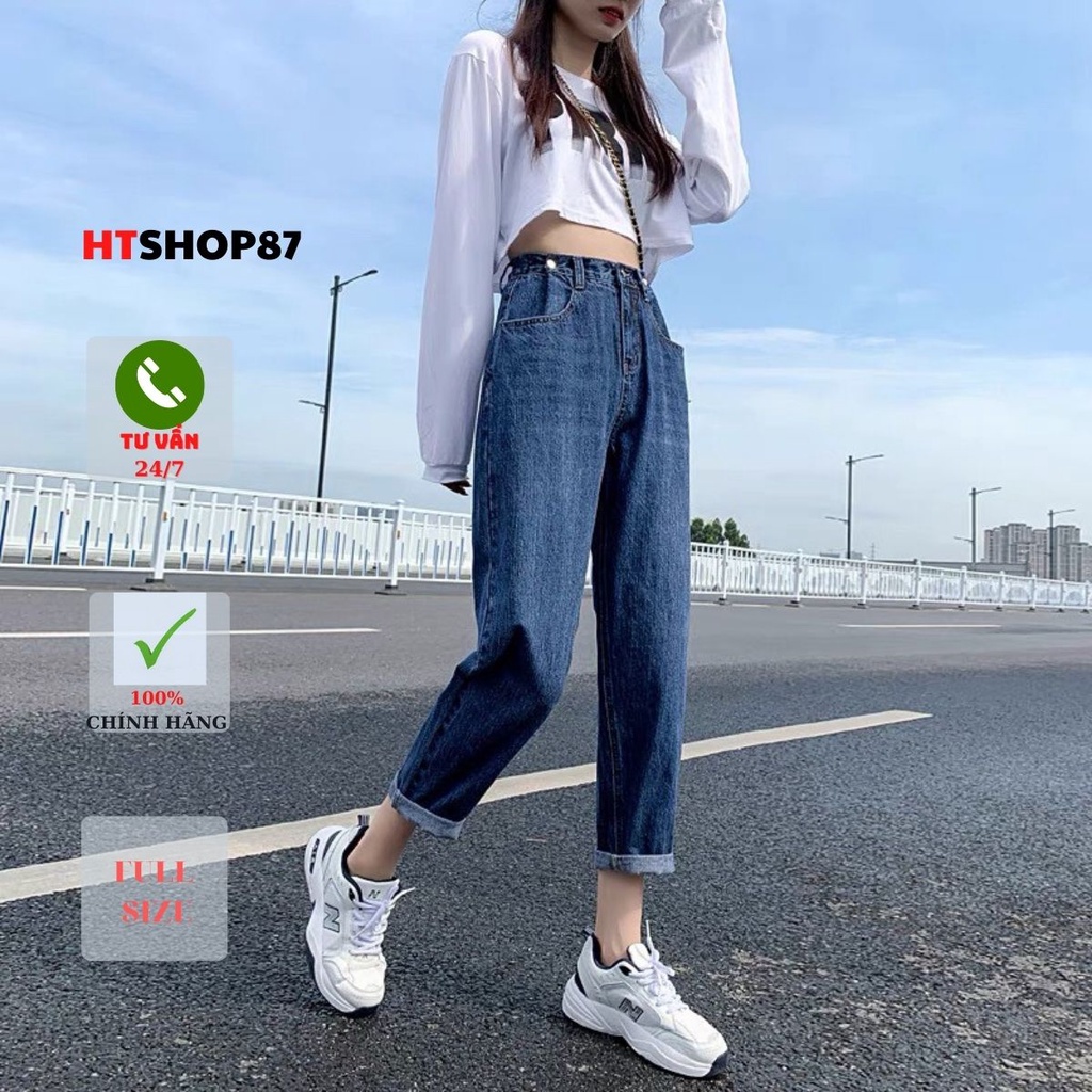 Quần bò jean nữ Unisex mẫu mới nhất 2022 HTJean | BigBuy360 - bigbuy360.vn