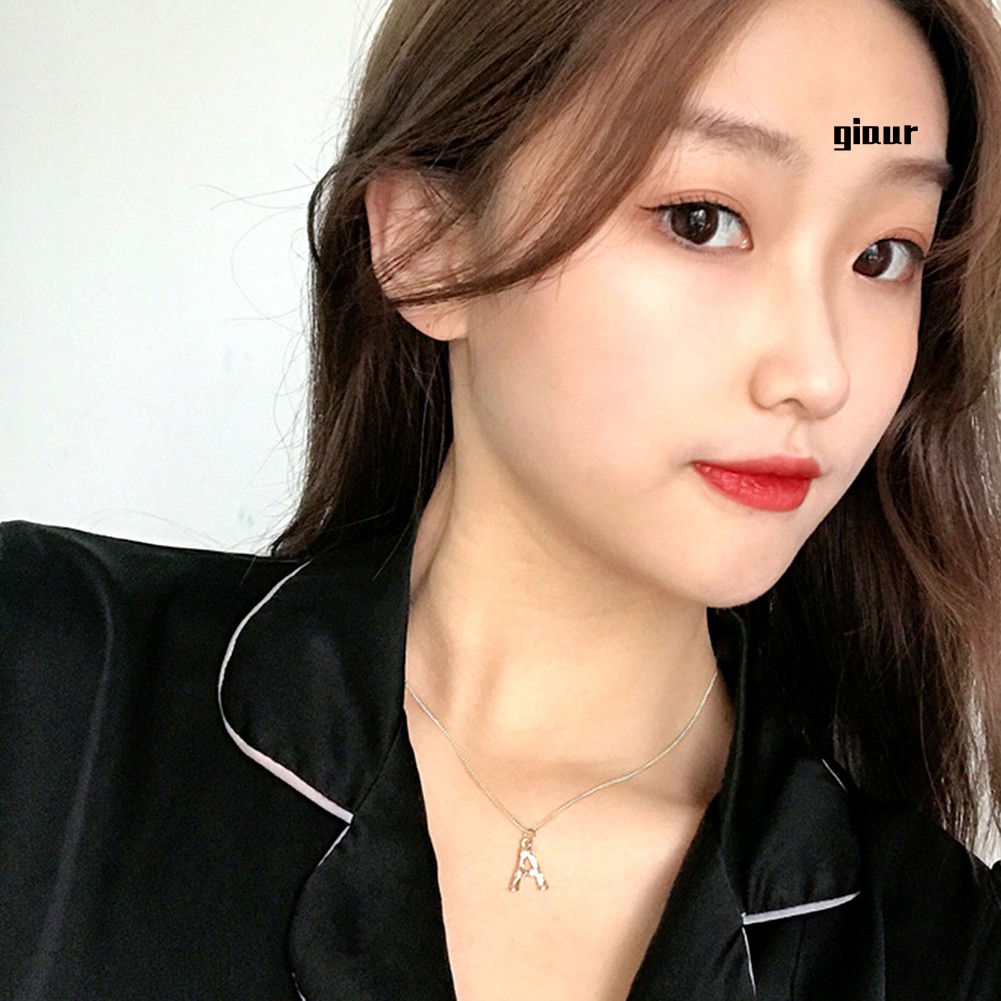vòng cổ Hợp Kim Hình Chữ Cái Xinh Xắn