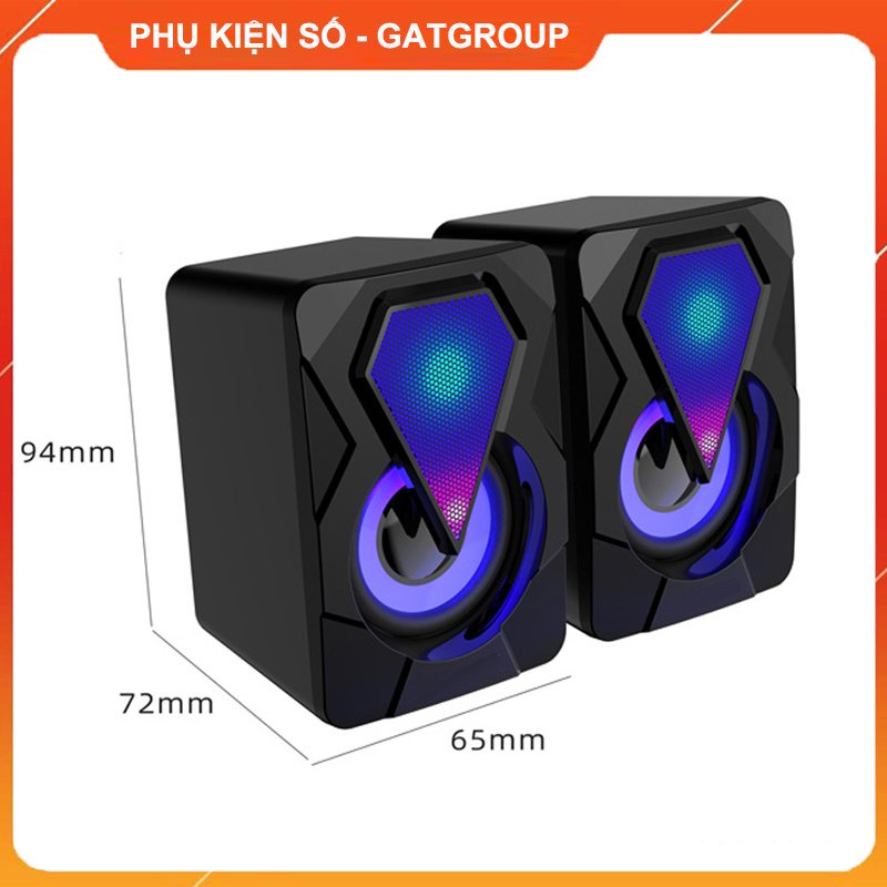 Loa Vi Tính, Loa Máy Tính Để Bàn Mini LED Laptop Pc Cây Bass Giá Rẻ LGAT3