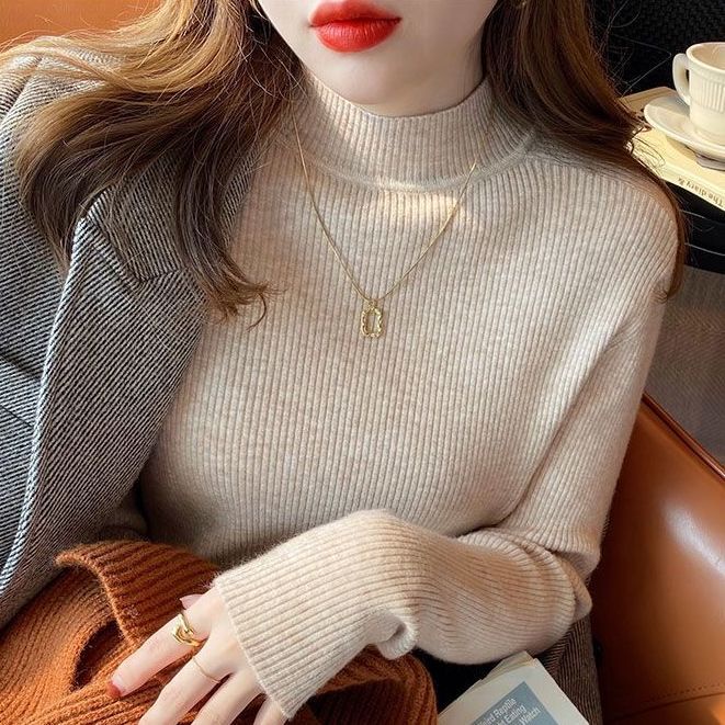 Áo Sweater Cổ Cao Phong Cách Thời Trang Thu Đông Mới