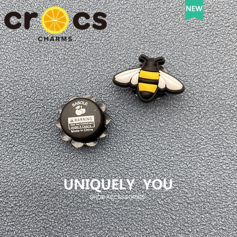 Khóa Giày Crocs Họa Tiết Bọ Cánh Cứng / Hoa Cúc / Ong Hoạt Hình DIY Thời Trang