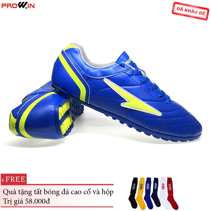 Giày đá bóng Prowin FK1401 Xanh dương - chính hãng