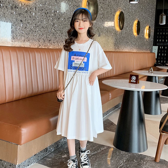 Đầm Thời Trang Mùa Hè Mới 2022 Cho Bé Gái Từ 3-4 - 5-6 - 7-8 - 9-10 - 11-12 Tuổi