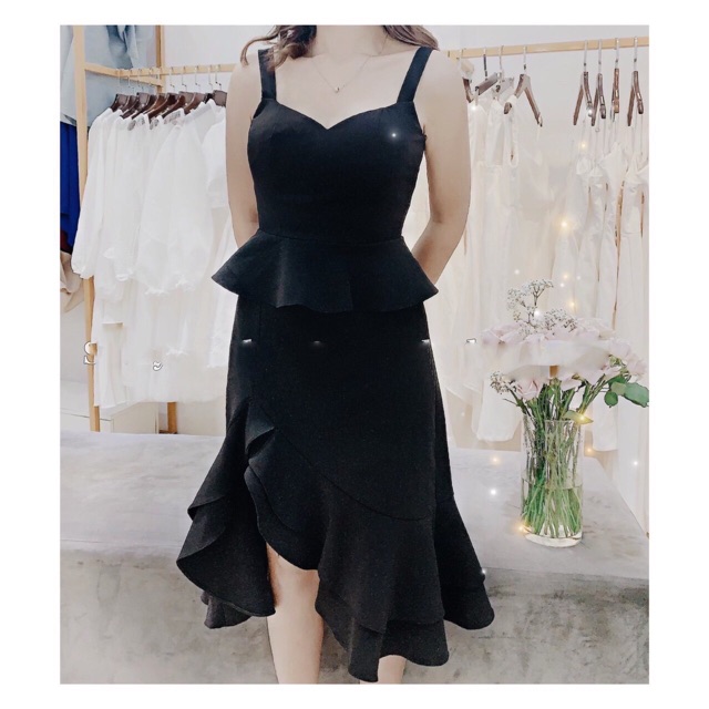 ĐẦM 2D PEPLUM XẺ BÈO kt