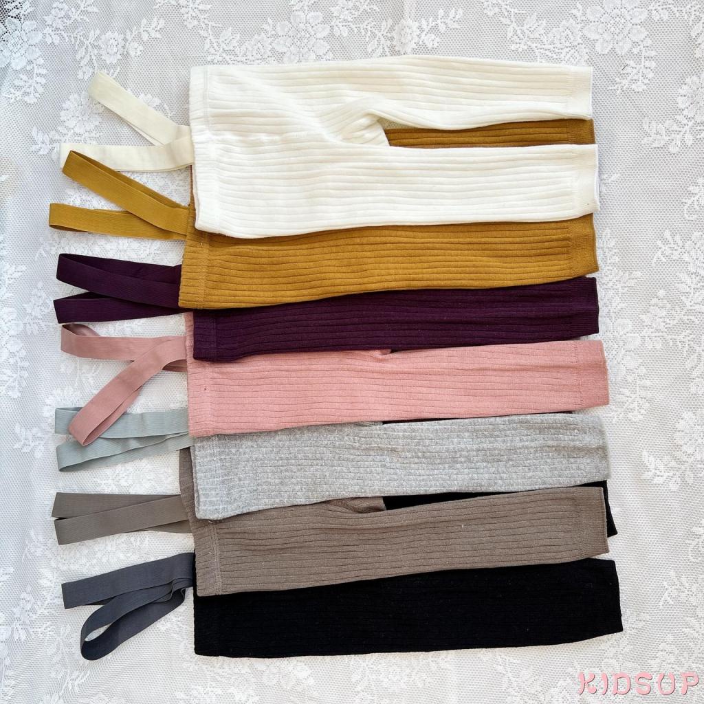 Quần Legging Dệt Kim Màu Trơn Giữ Ấm Thời Trang Thu Đông Cho Bé Trai Và Gái 1 Tuổi