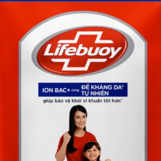 Sữa tắm lifebuoy túi bảo vệ vượt trội( màu đỏ)