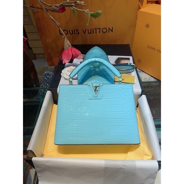 Túi W266-27 LV CPC dập vân da bò về fullbox nam châm đẹp nha