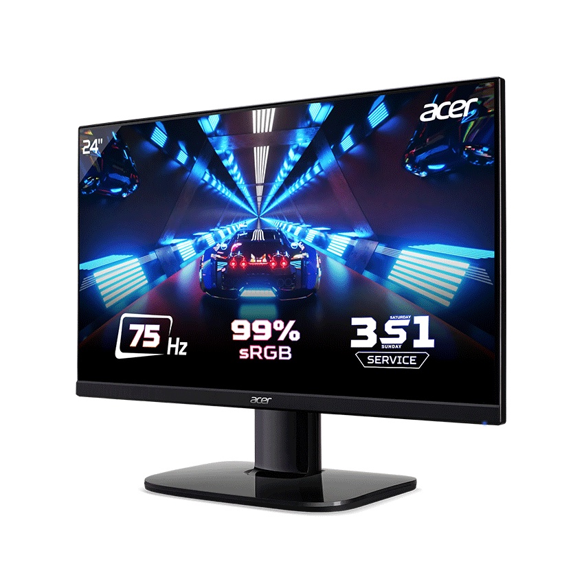 Màn hình Acer KA242YA (23.8 inch/FHD/VA/75Hz/1ms/250nits/HDMI+VGA)