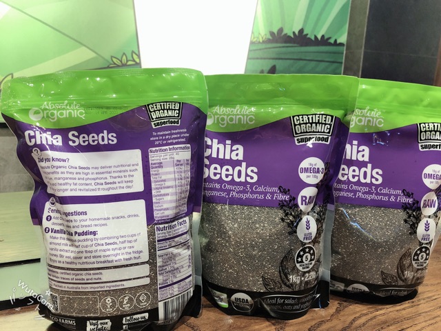 Hạt chia Úc Organic Chia Seeds 1kg