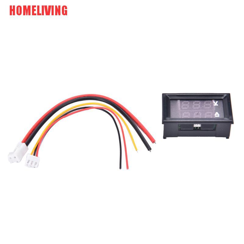 Vôn Kế Kỹ Thuật Số LED Kép DC 0-100V 10A