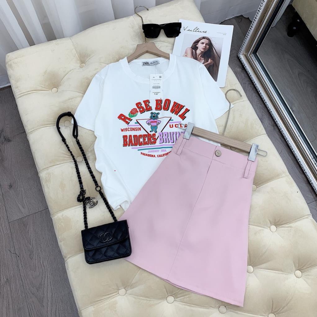 Set đồ nữ cá tính, set váy ngắn áo thun đi chơi sang chảnh mùa hè đẹp 8A00119 THVVN | BigBuy360 - bigbuy360.vn