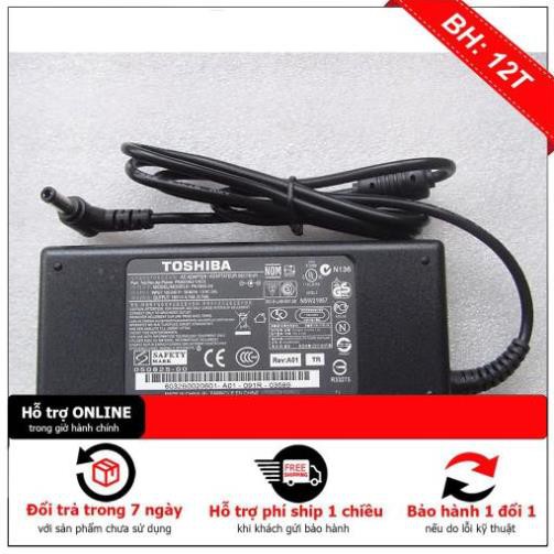 Sạc Laptop Toshiba 19V - 4.74A - 90W Adapter Kèm dây Nguồn - NEW