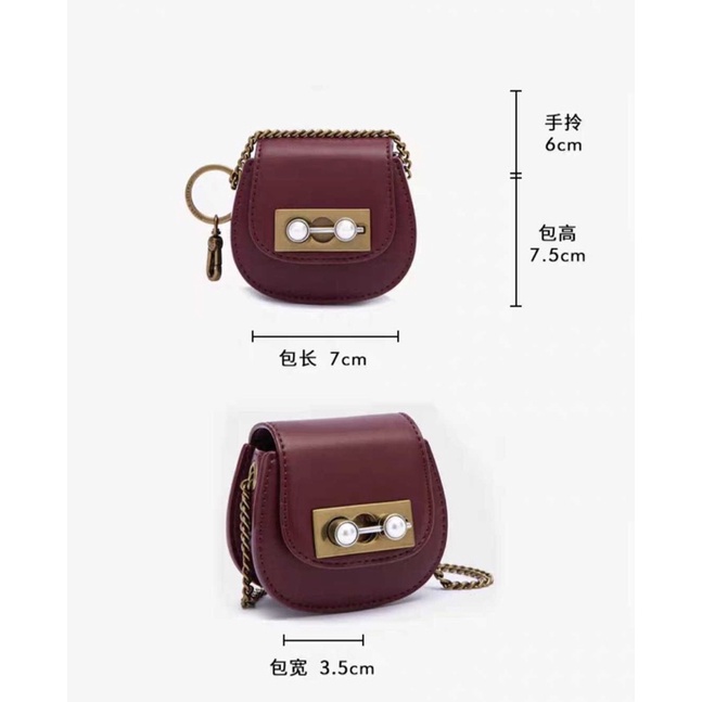 TÚI MINI CHARLES AND KEITH FULLBOX ẢNH THẬT