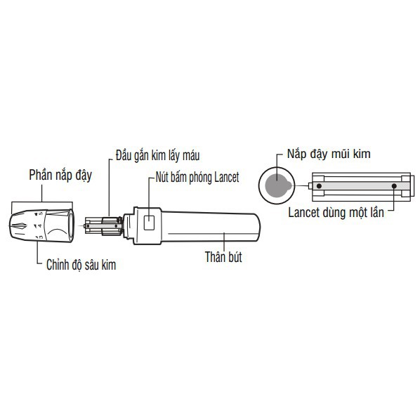 Máy đo đường huyết Safe - Acucu chính hãng bảo hành trọn đời, đo tiểu đường, phát hiện tiểu đường chính xác - Nhà Sứa