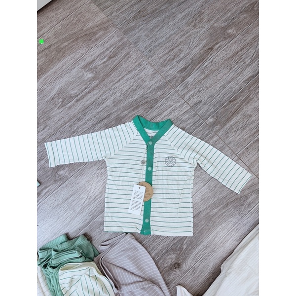 Áo sơ sinh dài tay hrnee