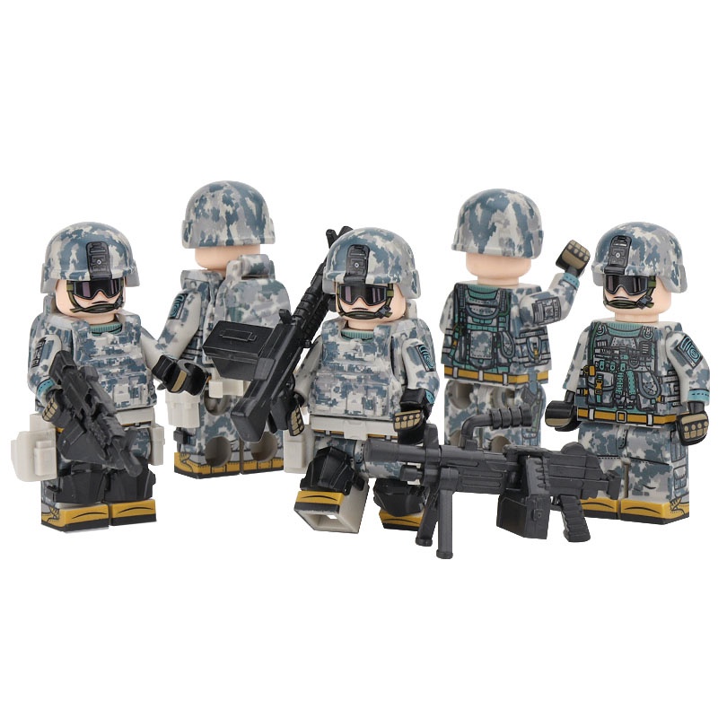 Bộ 5 Lính Lực Lượng Đặc Nhiệm Trên Không | Minifigures đồ chơi lắp ráp