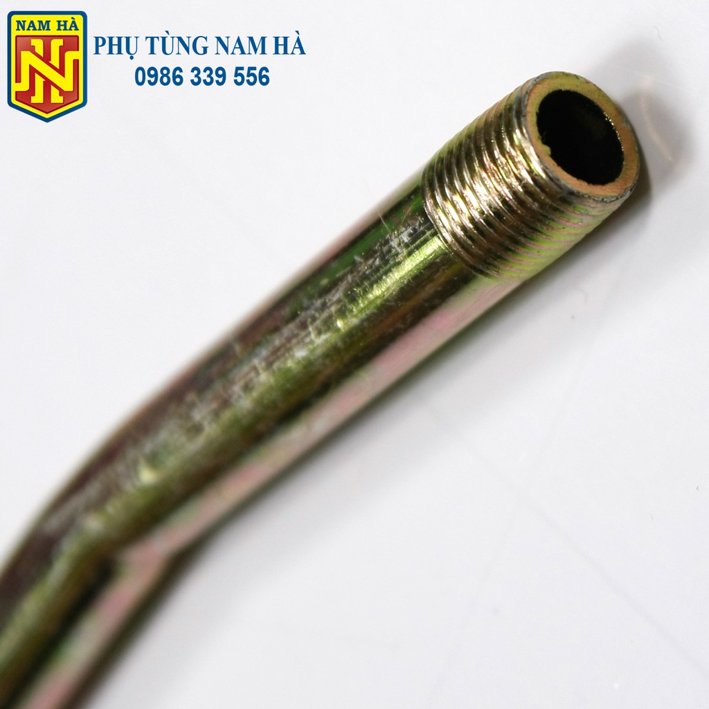 03 Ống vòi bơm mỡ bò cứng M10x230, dây bơm áp lực cao hàng xịn