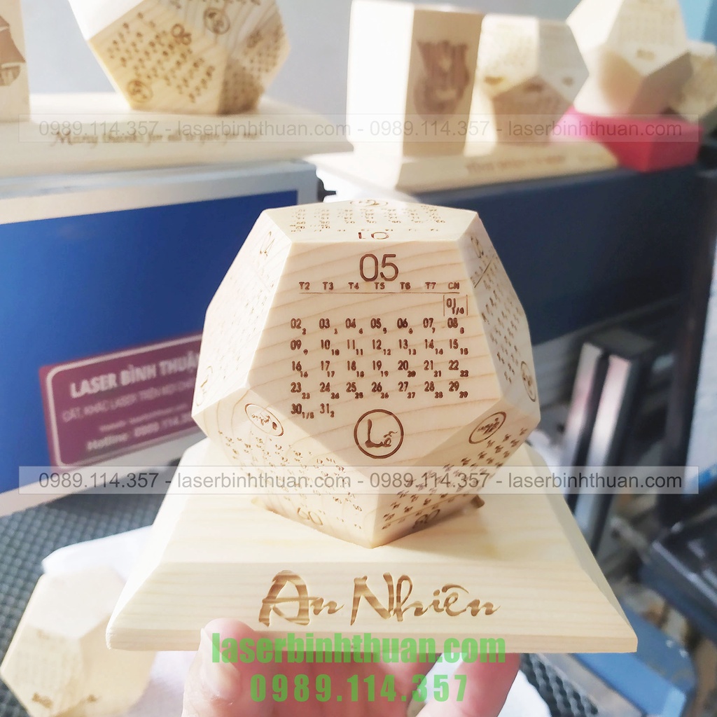 Top 10 sản phẩm lịch gỗ 12 mặt bán chạy, giá rẻ nhất, miễn phí vận chuyển  toàn quốc