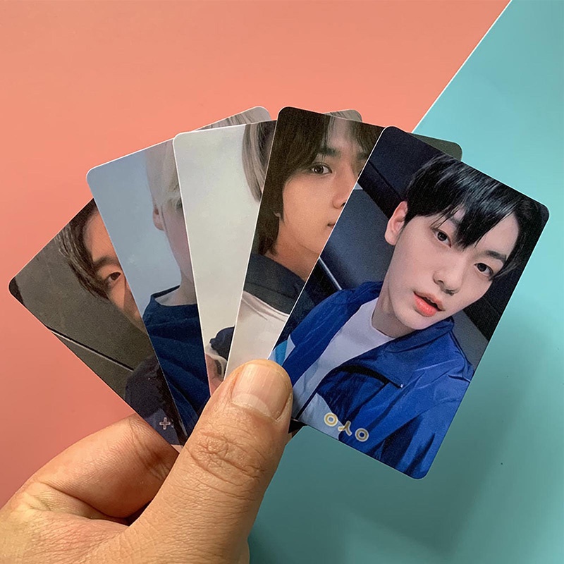 Set 5 Tấm Thẻ Ảnh Lomo In Hình Các Thành Viên Nhóm Nhạc TXT
