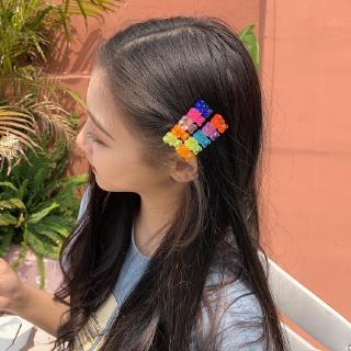 Kẹp Tóc Hình Gấu 3d Dễ Thương