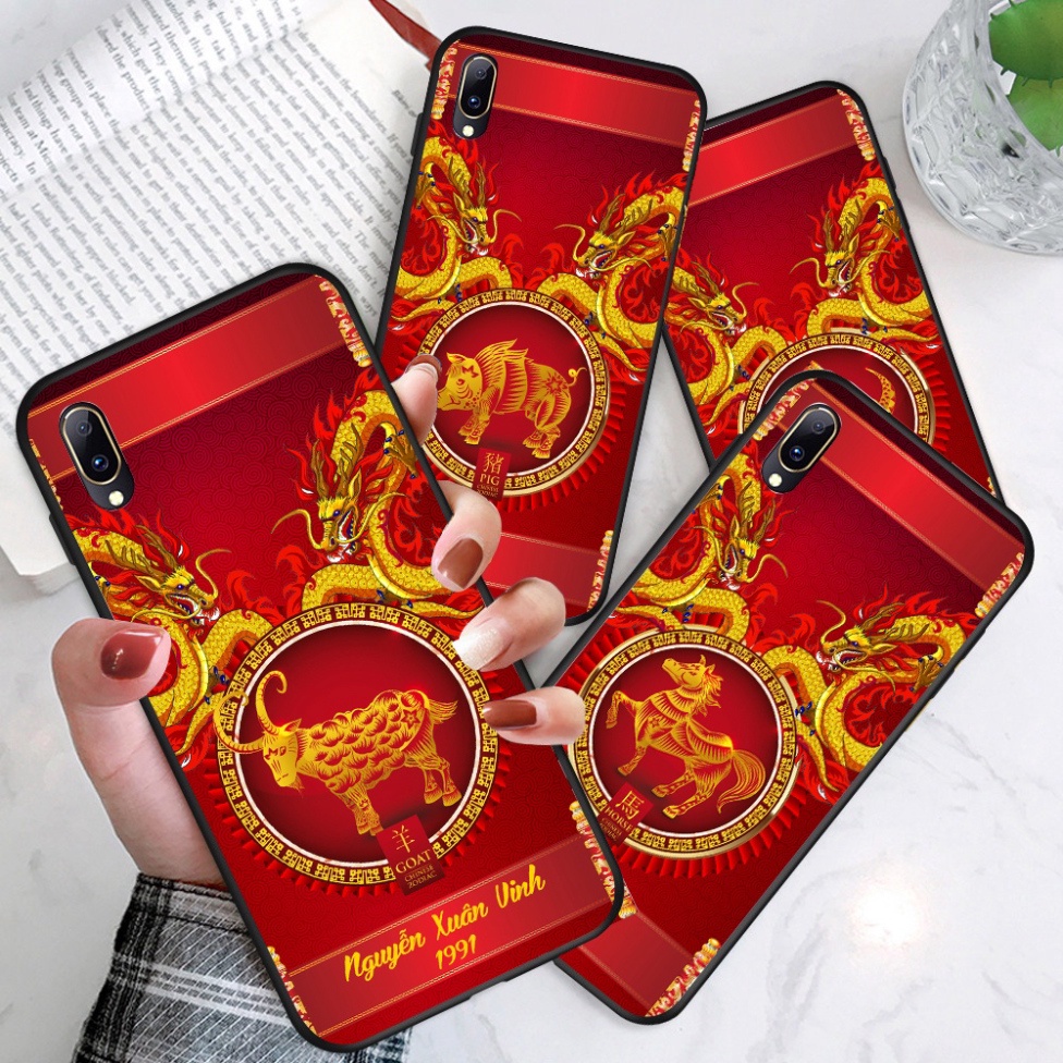 Ốp lưng iphone 12 con giáp Ngọ Mùi Thân dành cho ip6/6plus/6s/6splus/7/7plus/8/8plus/x/xs/11/12/13/pro/max.Tionecase